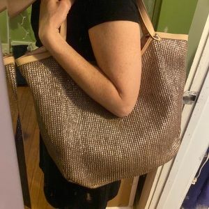 Stella & Dot - Riviera metallic tote